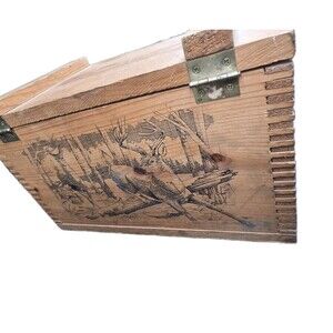 The Classic Series IV By Evans Wood Ammo Ammunition  Box Vintage 1995